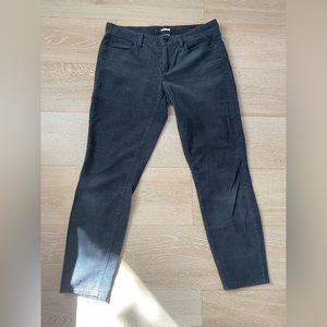 JCREW dark grey toothpick cords size 30